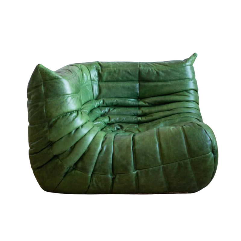 Leather Togo Sofa Corner Piece