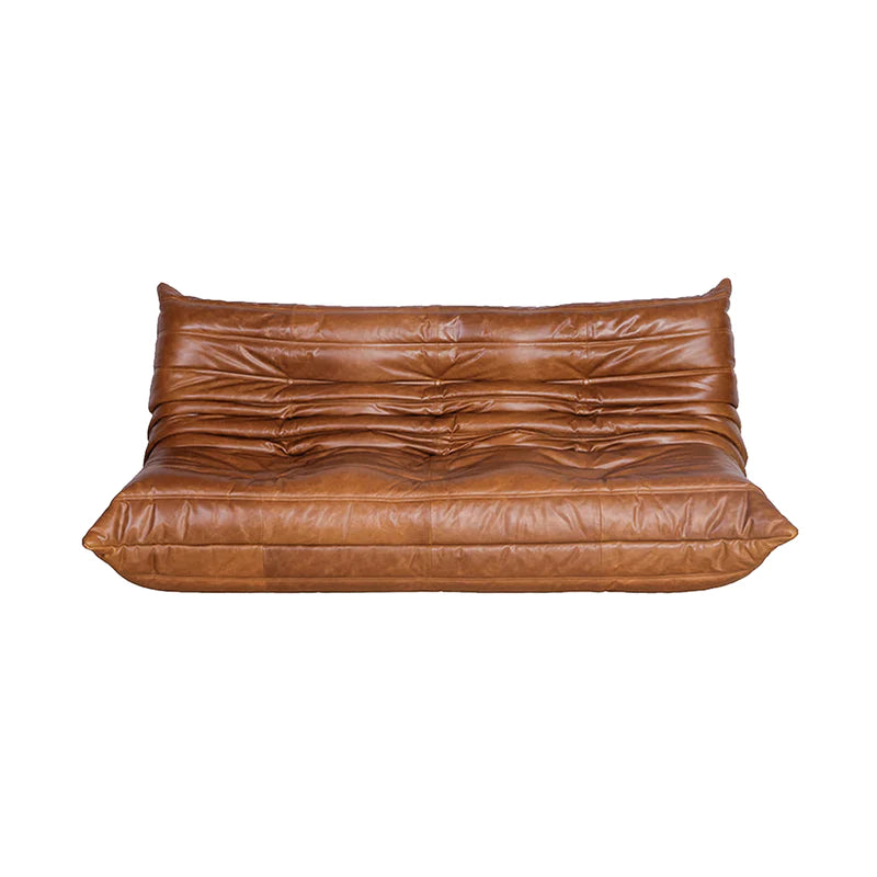 Michel Ducaroy - Leather Togo Sofa Three-Seater