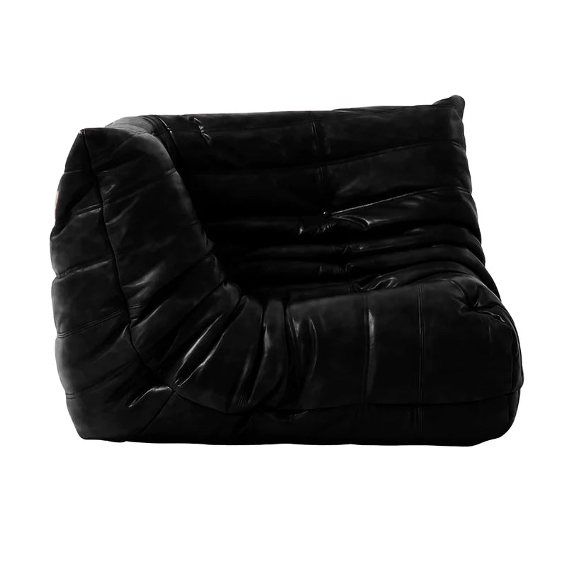 Leather Togo Sofa Corner Piece