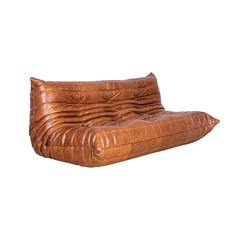 Michel Ducaroy - Leather Togo Sofa Three-Seater