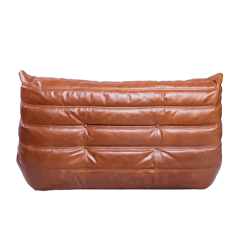 Leather Togo Sofa Loveseat