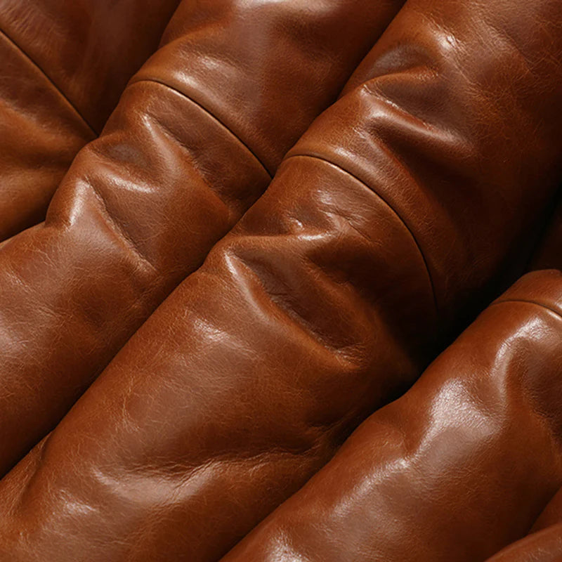 Leather Togo Sofa Corner Piece