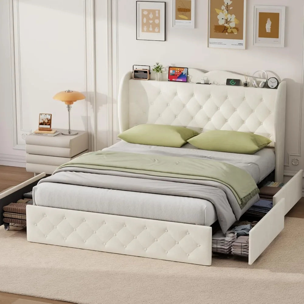 Ascot Storage Bed - Double Size