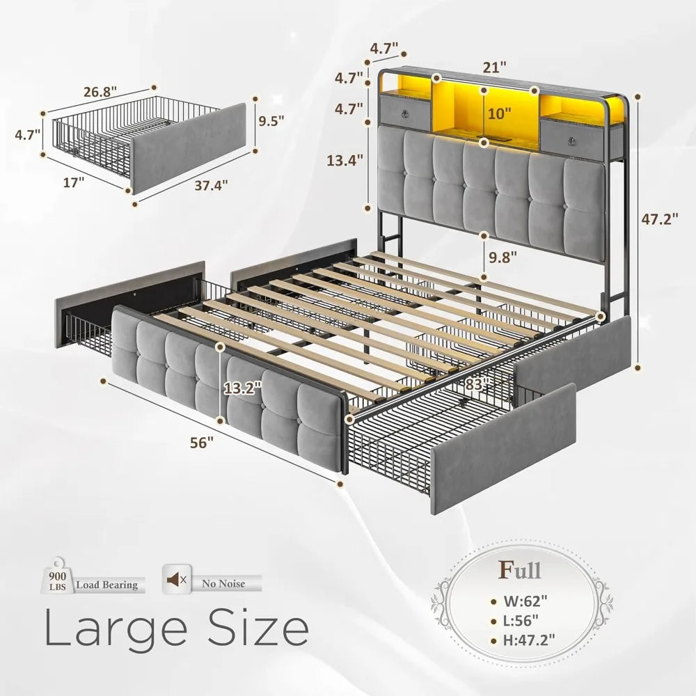 Oslo Storage Bed - Double Size