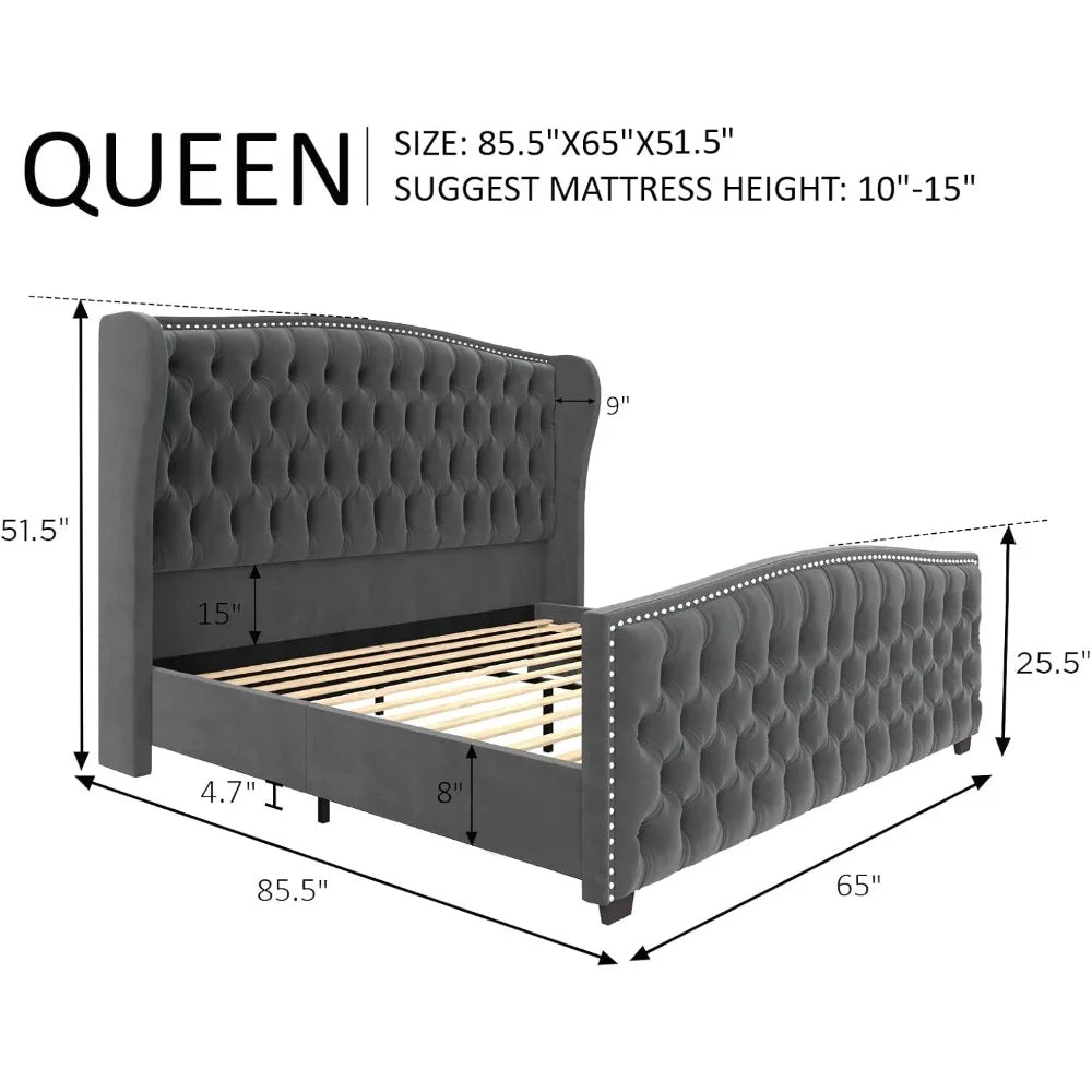 Lottie Bed - Queen Size