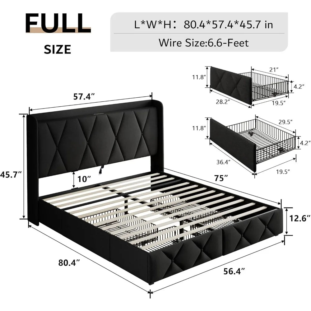 Cheshire Storage Bed - Double Size